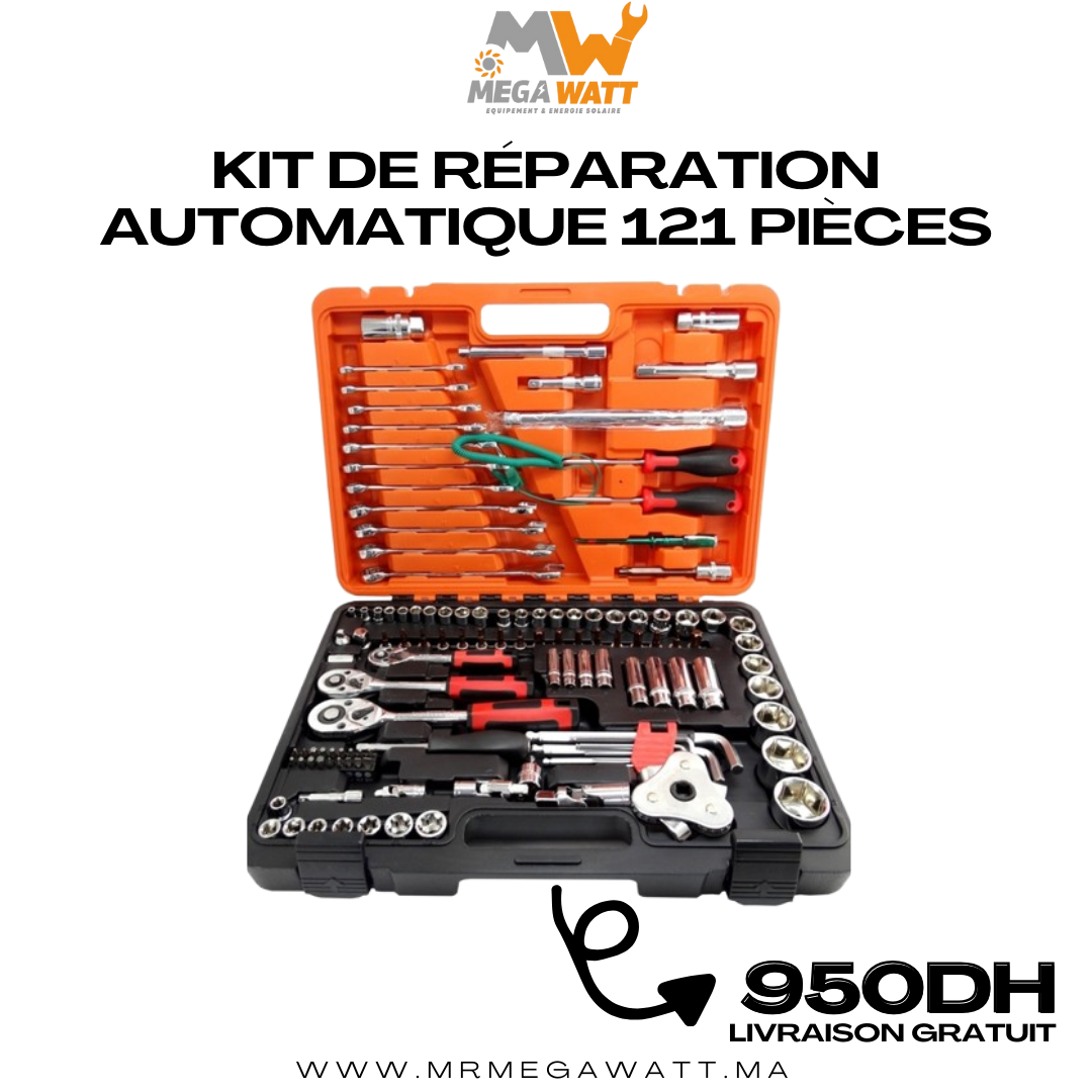 Kit de réparation automatique 121 pièces