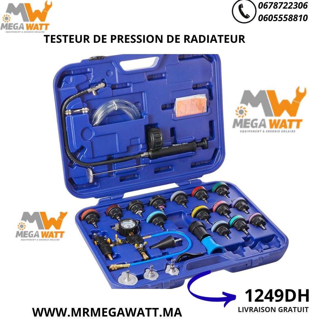 TESTEUR DE PRESSION DE RADIATEUR