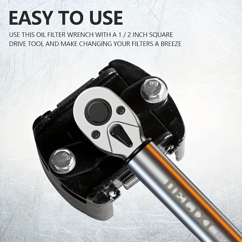 Clé filtre à huile réglable et robuste