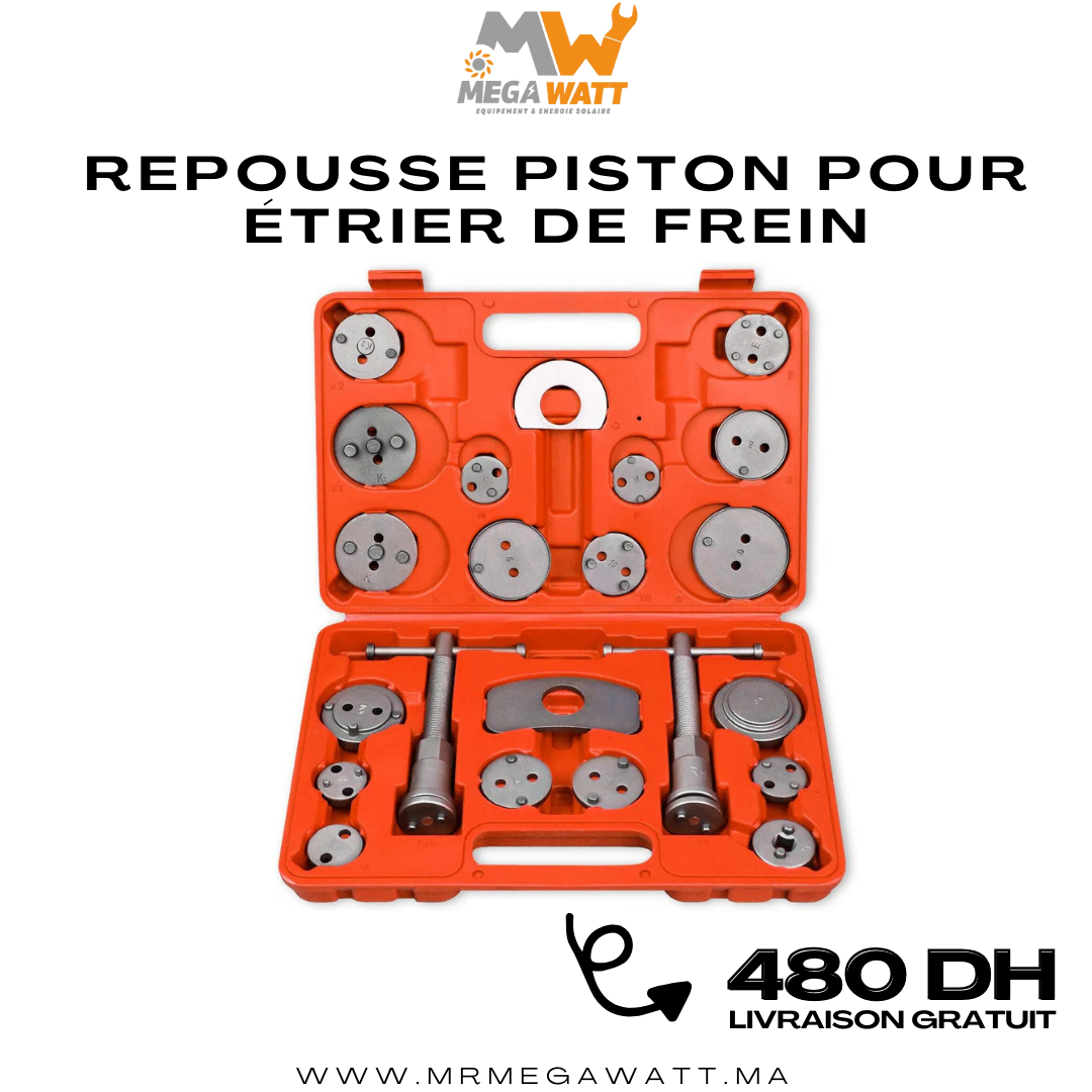 Repousse Piston pour étrier de Frein 22 Pièces