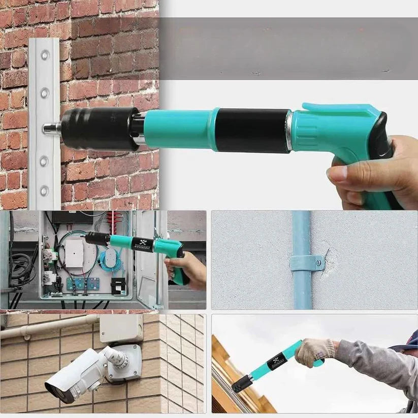 Pistolet à Clous Manuel avec 100 Clous Ronds