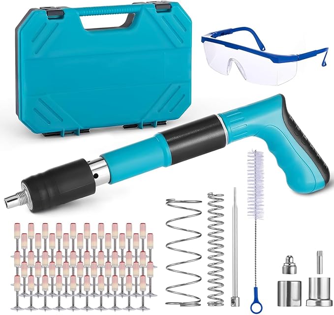 Pistolet à Clous Manuel avec 100 Clous Ronds