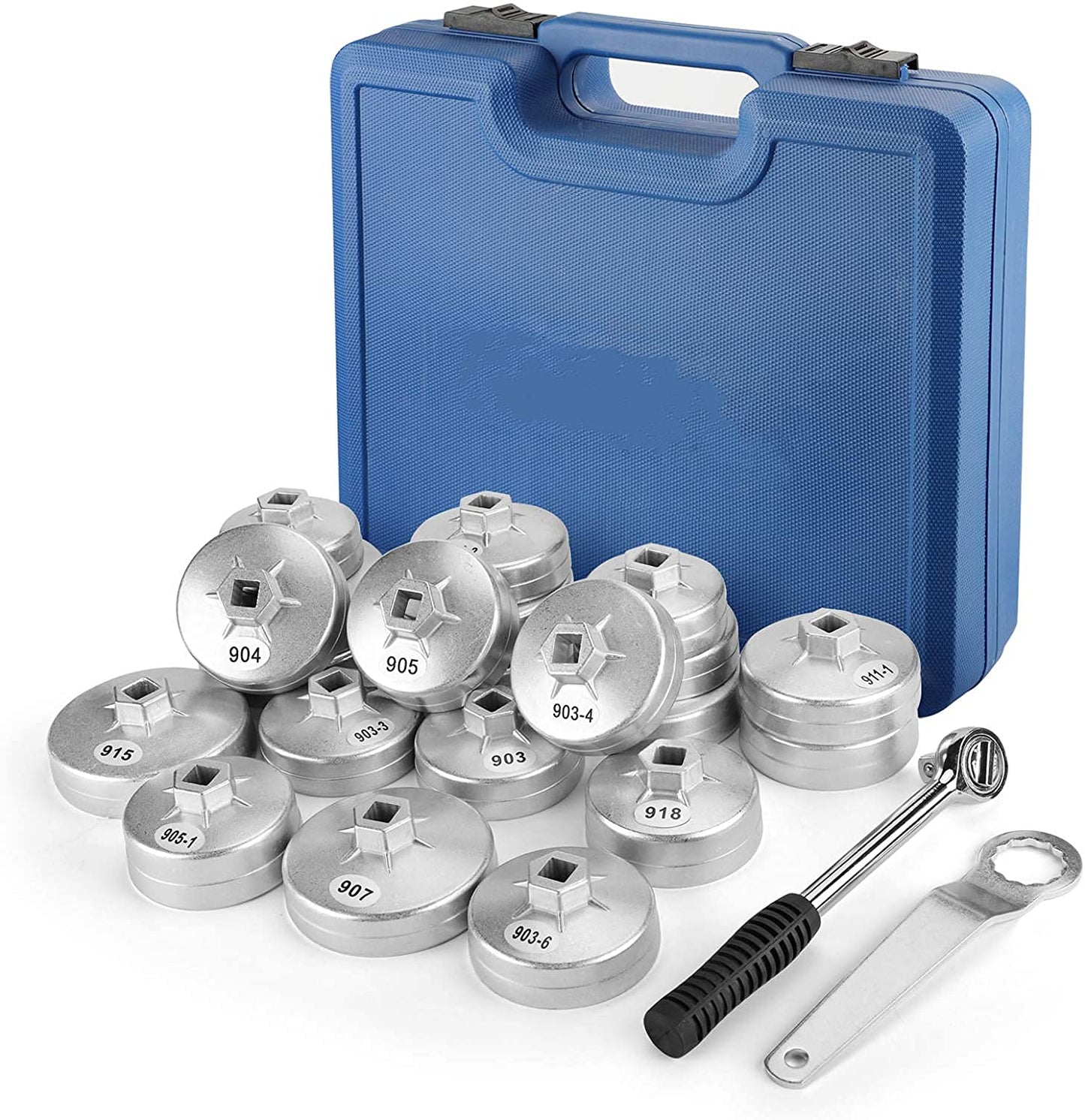 kit de cle coiffe pour filtre à huile 23pcs