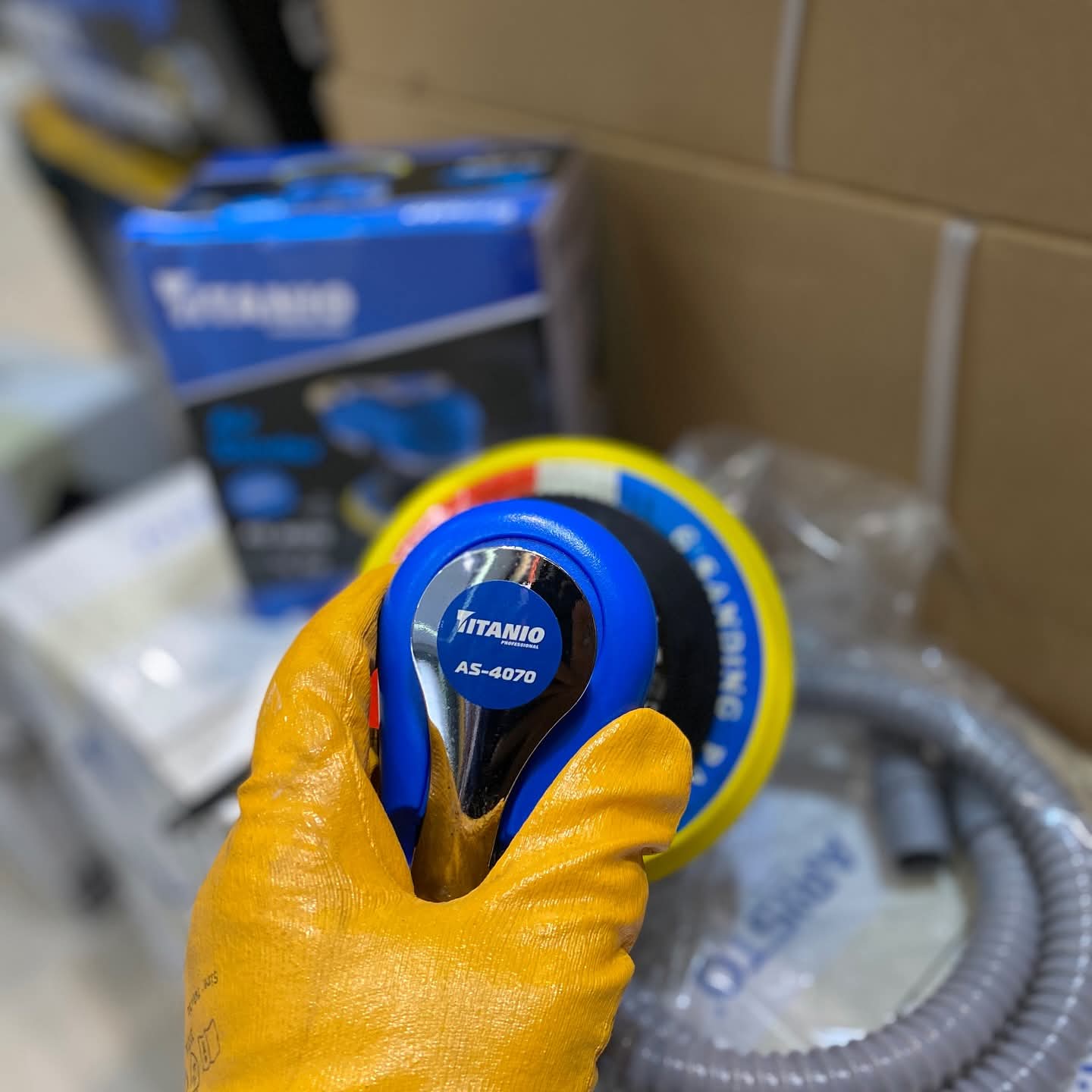 Ponceuse pneumatique orbitale