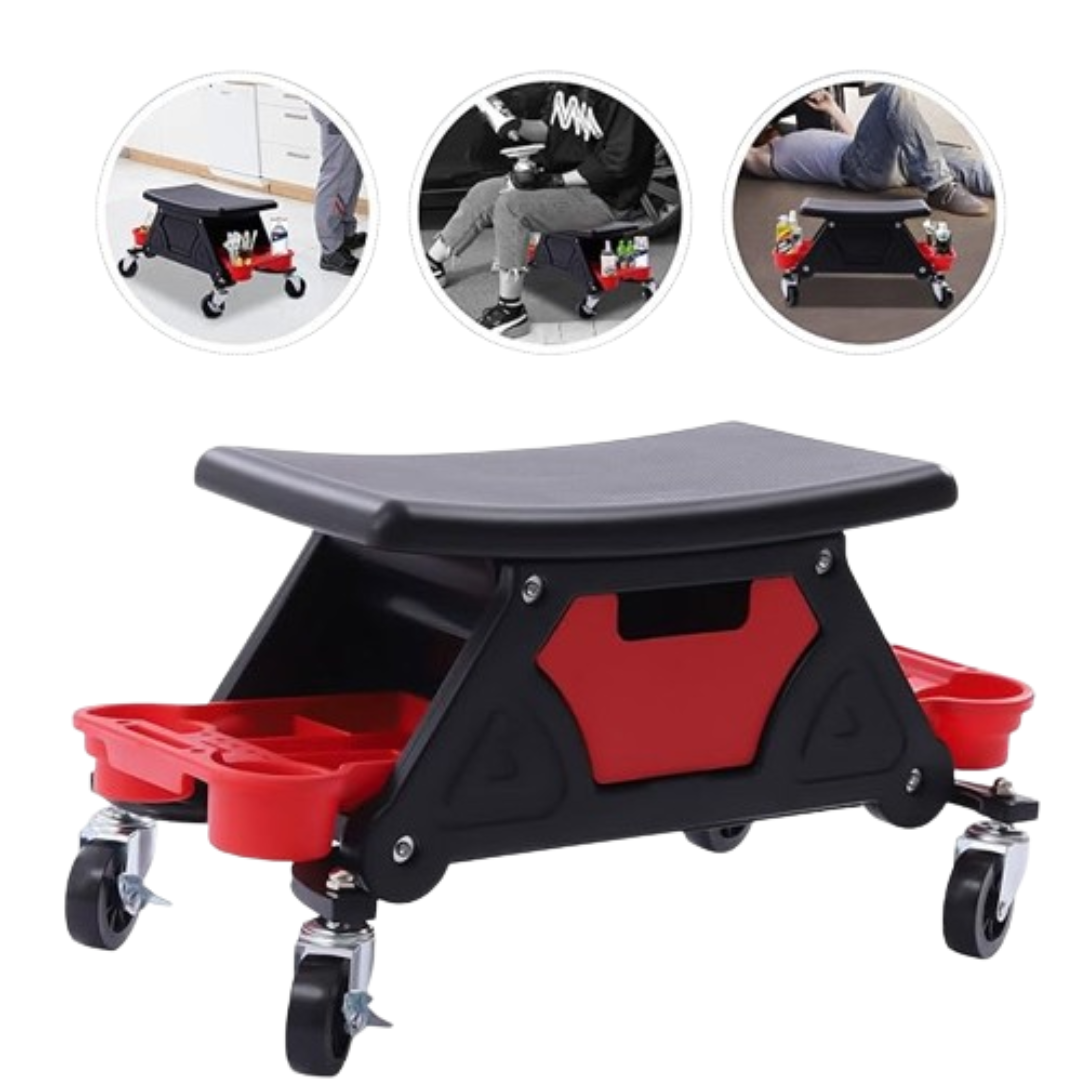 Chaise ergonomique avec espace de rangement intégré