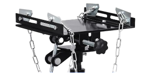 Cric de transmission hydraulique télescopique réglable à double levage