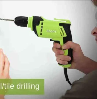 Visseuse et Perceuse à couple électrique 350 W XCORT XJZ08-10A