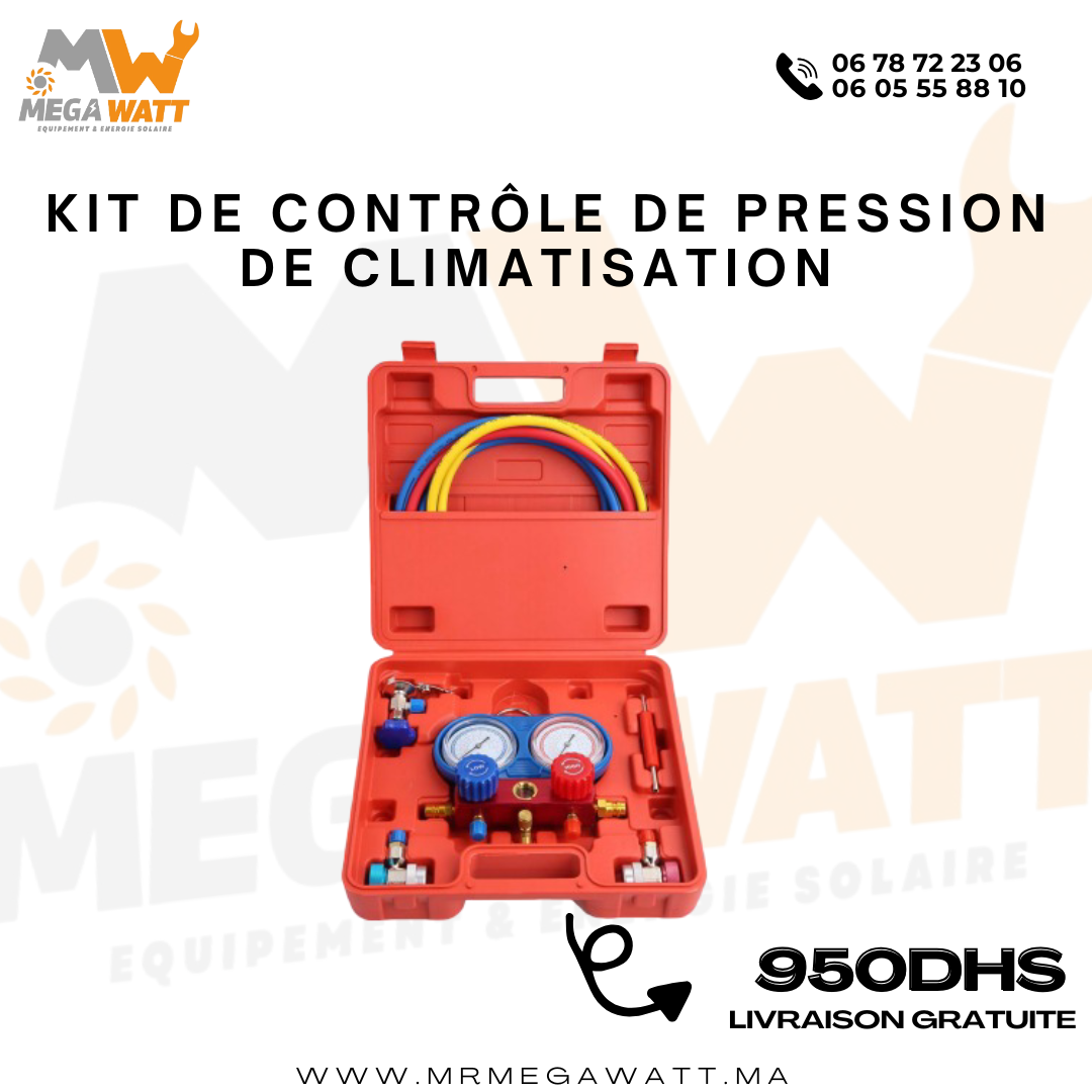 Kit de contrôle de pression de climatisation