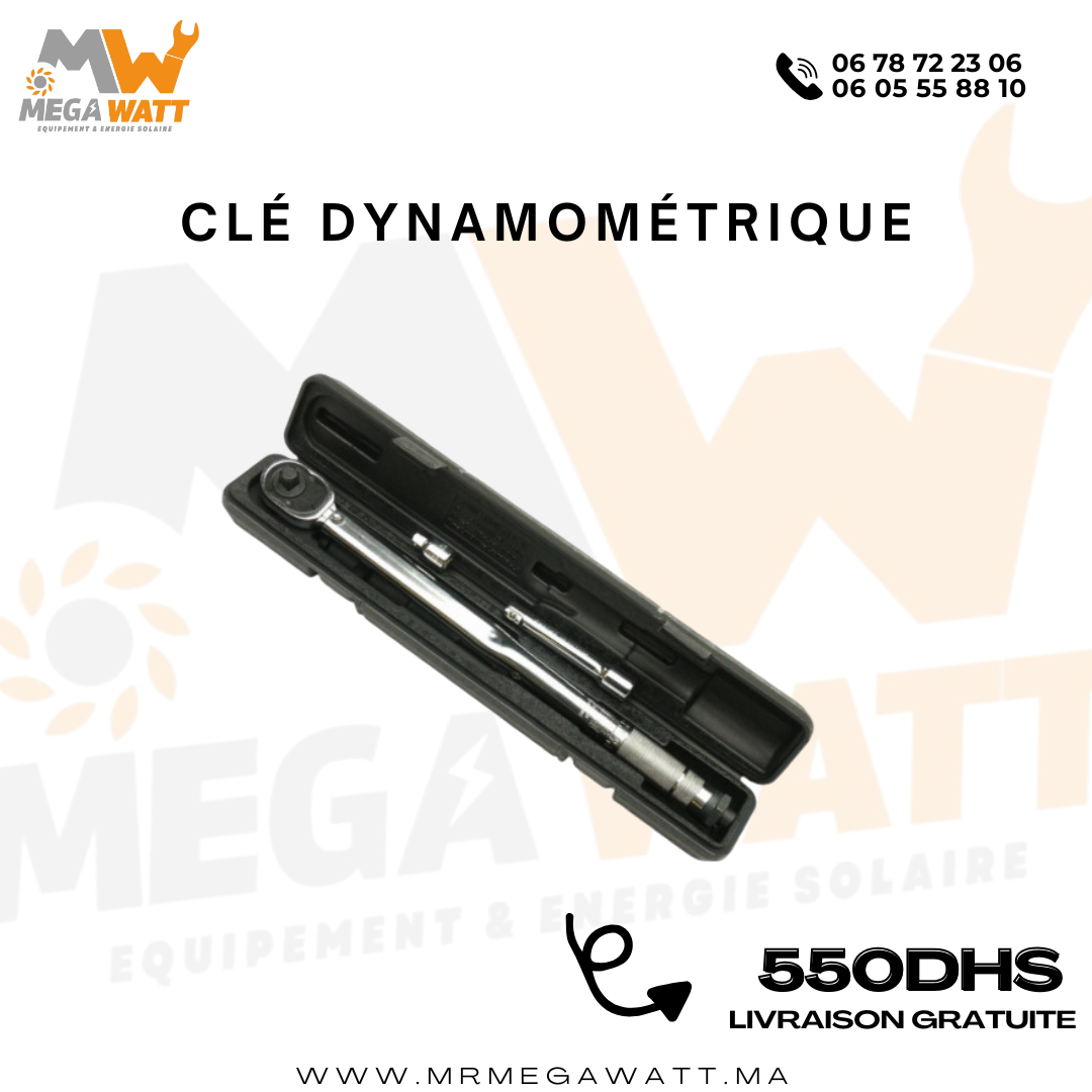 Clé dynamométrique 1/2