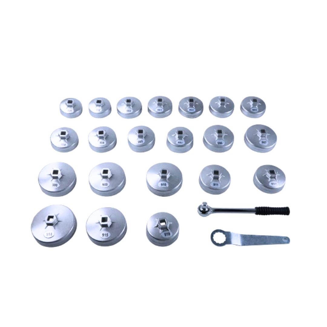 kit de cle coiffe pour filtre à huile 23pcs