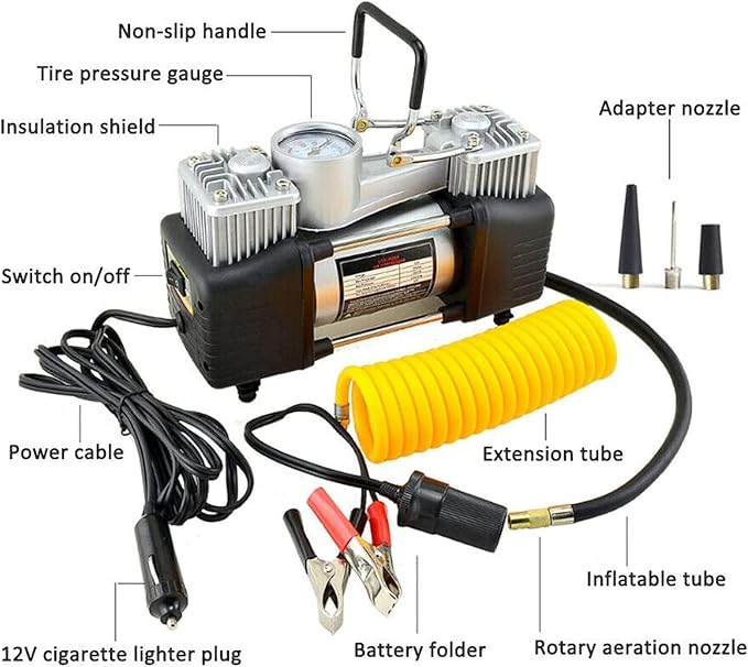 COMPRESSEUR D'AIR 12 AVEC 2 CYLINDER