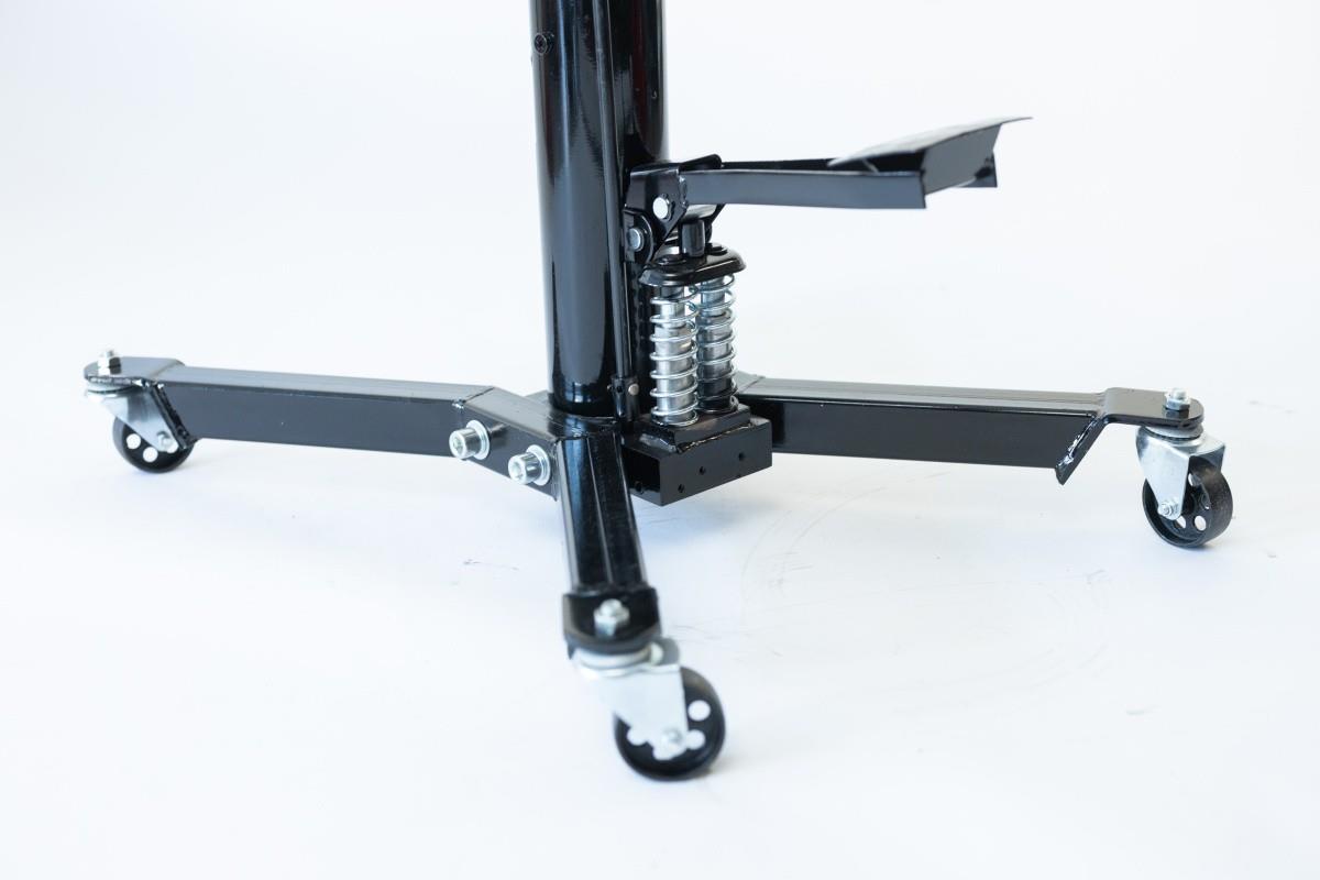 Cric de transmission hydraulique télescopique réglable à double levage